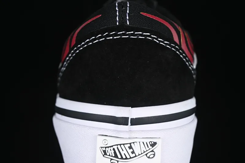 All categories Vans Vans series Vans Low Vans low-top Vans Old Skool flame red low-top casual sneakers VN000CQDBA5